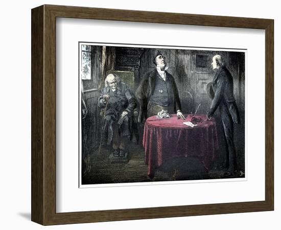 Martin Chuzzlewit-Frederick Barnard-Framed Giclee Print