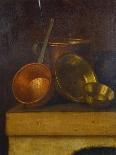 Copper and Brass Pots and Pans on an Oven Top-Martin Dichtl-Stretched Canvas