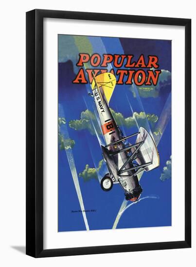 Martin Dive Bomber Bm-2-null-Framed Art Print