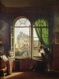View of Saint-Eustache Church from a House on Rue Platriere Or, the Artist's Interior, circa 1810-Martin Drolling-Giclee Print
