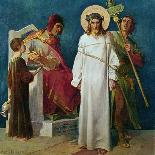 Jesus Falls the Second Time (7th Station of the Cross) 1898-Martin Feuerstein-Giclee Print