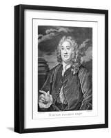 Martin Folkes esq by William Hogarth-William Hogarth-Framed Giclee Print