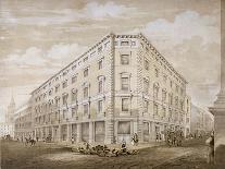 Messrs J&R Morley's Warehouses, Corner of Milk Street and Gresham Street, London, C1840-Martin & Hood-Giclee Print