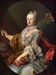 Portrait of the Empress Maria Theresa of Austria (1717-80)-Martin van Meytens-Giclee Print