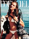 L'Officiel, June 2010 - Ali Stephens Porte un Maillot de Bain en Polyamide et Élasthanne, Chloé-Martin Lindell-Stretched Canvas