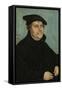 Martin Luther (1483-154) at the Age of 50, 1533-Lucas Cranach the Elder-Framed Stretched Canvas