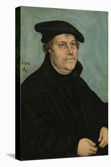 Martin Luther (1483-154) at the Age of 50, 1533-Lucas Cranach the Elder-Stretched Canvas