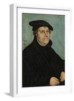 Martin Luther (1483-154) at the Age of 50, 1533-Lucas Cranach the Elder-Framed Giclee Print