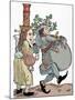 Martin Luther (1483-1546) and His Wife Katharina Von Bora (1499-1552). Caricature. Coloured-null-Mounted Giclee Print