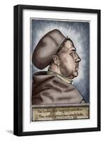 Martin Luther, (1483-1546), German Reformer, Portrait-null-Framed Giclee Print