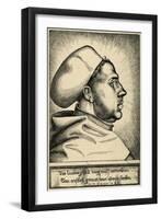 Martin Luther, (1483-1546), German Reformer, Portrait-null-Framed Giclee Print