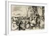 Martin Luther (1483-1546) Preaching in Mora.. Germany-null-Framed Giclee Print