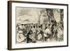 Martin Luther (1483-1546) Preaching in Mora.. Germany-null-Framed Giclee Print