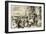 Martin Luther (1483-1546) Preaching in Mora.. Germany-null-Framed Giclee Print