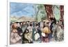 Martin Luther (1483-1546) Preaching in Mora-null-Framed Giclee Print