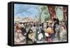Martin Luther (1483-1546) Preaching in Mora-null-Framed Stretched Canvas