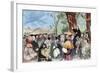 Martin Luther (1483-1546) Preaching in Mora-null-Framed Giclee Print