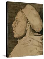 Martin Luther (1483-1546) with Doctor's Cap-Lucas Cranach the Elder-Stretched Canvas