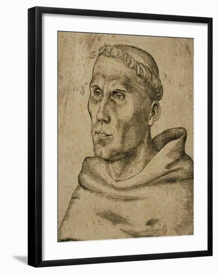 Martin Luther (1483-1546)-Lucas Cranach the Elder-Framed Giclee Print