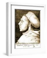 Martin Luther as a monk-Lucas, The Elder Cranach-Framed Giclee Print