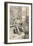 Martin Luther at Work on His Translation of the Bible into German-U. Roat-Framed Photographic Print