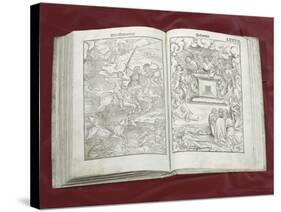 Martin Luther Bible: Four Horsemen of Apocalypse-null-Stretched Canvas