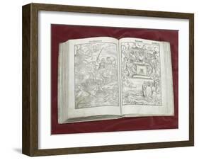 Martin Luther Bible: Four Horsemen of Apocalypse-null-Framed Giclee Print