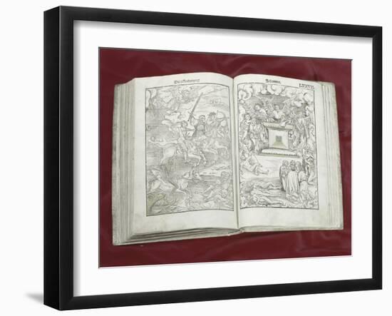 Martin Luther Bible: Four Horsemen of Apocalypse-null-Framed Giclee Print