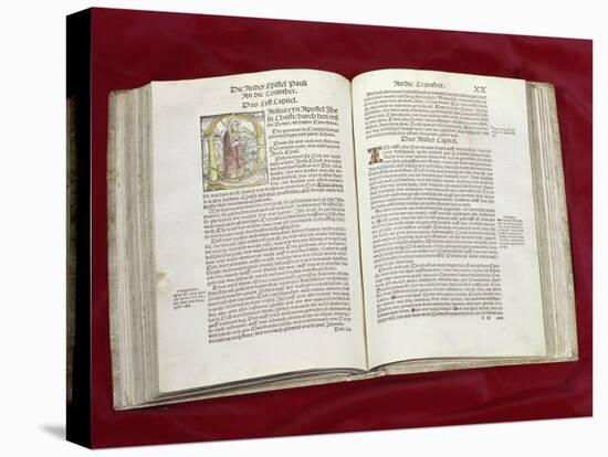 Martin Luther Bible: St. Luke's Gospel-null-Stretched Canvas