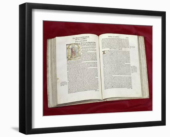 Martin Luther Bible: St. Luke's Gospel-null-Framed Giclee Print