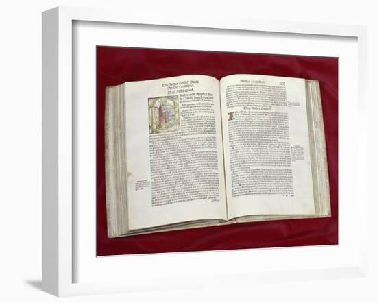 Martin Luther Bible: St. Luke's Gospel-null-Framed Giclee Print