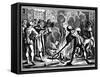 Martin Luther Burning the Papal Bull, 1520-null-Framed Stretched Canvas