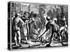 Martin Luther Burning the Papal Bull, 1520-null-Stretched Canvas