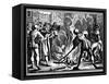 Martin Luther Burning the Papal Bull, 1520-null-Framed Stretched Canvas