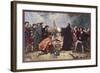 Martin Luther Burning the Papal Bull-Carl Friedrich Lessing-Framed Giclee Print