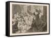 Martin Luther Delivers a Practice Sermon to His Brethren-Gustav Konig-Framed Stretched Canvas