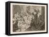 Martin Luther Delivers a Practice Sermon to His Brethren-Gustav Konig-Framed Stretched Canvas