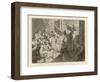 Martin Luther Delivers a Practice Sermon to His Brethren-Gustav Konig-Framed Art Print