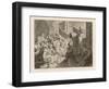 Martin Luther Delivers a Practice Sermon to His Brethren-Gustav Konig-Framed Art Print