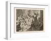 Martin Luther Delivers a Practice Sermon to His Brethren-Gustav Konig-Framed Art Print