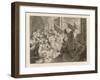 Martin Luther Delivers a Practice Sermon to His Brethren-Gustav Konig-Framed Art Print