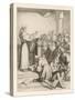 Martin Luther Delivers His Baccalaureate Lecture-Gustav Konig-Stretched Canvas