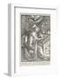 Martin Luther Depicted While Translating the Bible During His Seclusion at the Wartburg-null-Framed Photographic Print
