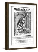 Martin Luther, German Protestant Reformer, 1522-null-Framed Giclee Print