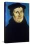 Martin Luther, German Protestant Reformer, C1529-Lucas Cranach the Elder-Stretched Canvas