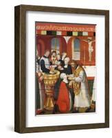 Martin Luther, German Roman Catholic Priest who was Excommunicated and Led Reformation in Germany-null-Framed Giclee Print