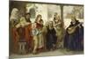 Martin Luther Im Kreise Seiner Familie Musizierend (Mit Cranach Und Melanchthon)-Ernst Hildebrandt-Mounted Giclee Print