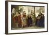 Martin Luther Im Kreise Seiner Familie Musizierend (Mit Cranach Und Melanchthon)-Ernst Hildebrandt-Framed Giclee Print