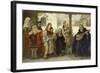 Martin Luther Im Kreise Seiner Familie Musizierend (Mit Cranach Und Melanchthon)-Ernst Hildebrandt-Framed Giclee Print