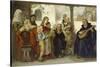 Martin Luther Im Kreise Seiner Familie Musizierend (Mit Cranach Und Melanchthon)-Ernst Hildebrandt-Stretched Canvas